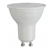 Лампа светодиодная ЭРА GU10 9W 4000K матовая MR16-9W-840-GU10 Б0044089