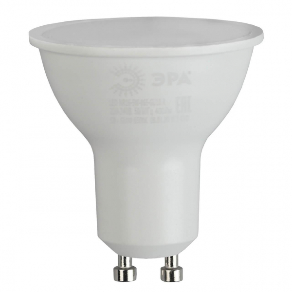 Лампа светодиодная ЭРА GU10 9W 4000K матовая MR16-9W-840-GU10 Б0044089 Лампа светодиодная ЭРА GU10 9W 4000K матовая MR16-9W-840-GU10 Б0044089