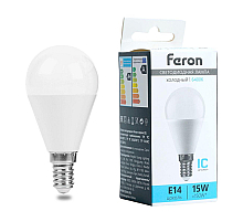 Лампа светодиодная Feron LB-990 E14 15W 6400K 52080
