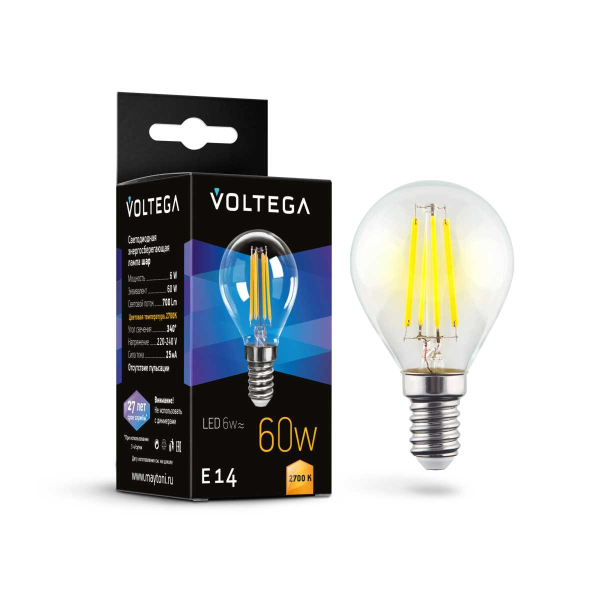 Лампочка Voltega Crystal 7212