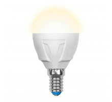 Лампа светодиодная Uniel E14 7W 3000K матовая LED-G45 7W/WW/E14/FR PLP01WH UL-00002419 Лампа светодиодная Uniel E14 7W 3000K матовая LED-G45 7W/WW/E14/FR PLP01WH UL-00002419
