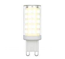 Лампа светодиодная Uniel G9 9W 3000K прозрачная LED-JCD-9W/3000K/G9/CL GLZ09TR UL-00006488