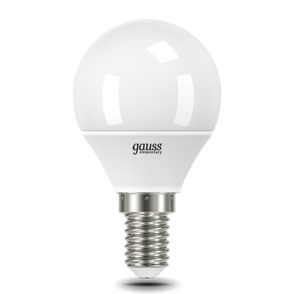Лампа светодиодная Gauss E14 10W 6500K матовая 53130 Лампа светодиодная Gauss E14 10W 6500K матовая 53130