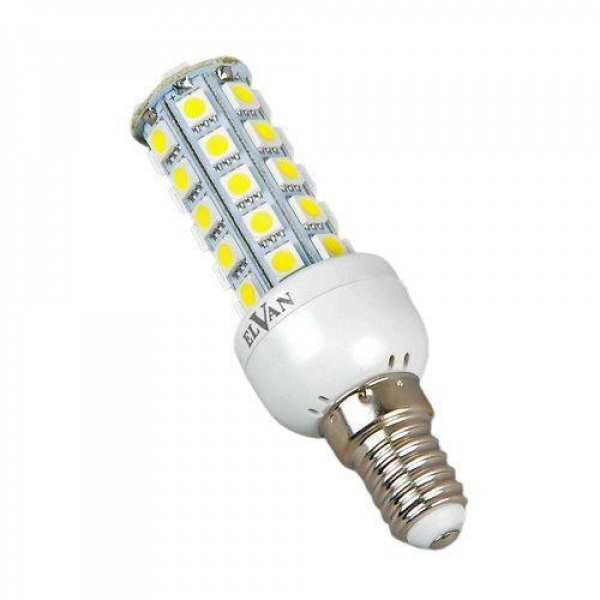 Лампа светодиодная Elvan E14 9W 3000K прозрачная E27-9W-3000К-40LED Лампа светодиодная Elvan E14 9W 3000K прозрачная E27-9W-3000К-40LED