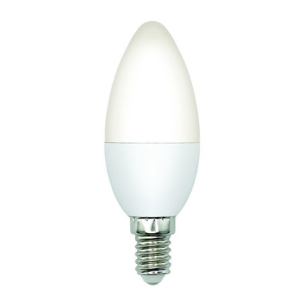 Лампа светодиодная Volpe E14 7W 3000K матовая LED-C37-7W/3000K/E14/FR/SLS UL-00008797 Лампа светодиодная Volpe E14 7W 3000K матовая LED-C37-7W/3000K/E14/FR/SLS UL-00008797