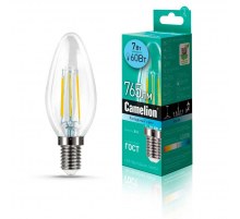 Лампа светодиодная Camelion E14 7W 4500K LED7-C35-FL/845/E14 13453 Лампа светодиодная Camelion E14 7W 4500K LED7-C35-FL/845/E14 13453