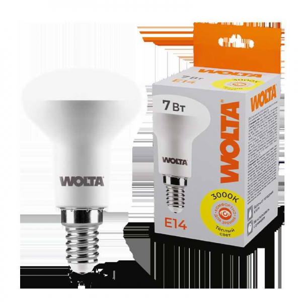 Светодиодная лампа WOLTA 25Y50R7E14 Светодиодная лампа WOLTA 25Y50R7E14