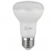 Лампа светодиодная ЭРА E27 8W 2700K матовая ECO LED R63-8W-827-E27 Б0050300
