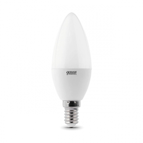 Лампа светодиодная Gauss E14 8W 6500K матовая 33138 Лампа светодиодная Gauss E14 8W 6500K матовая 33138