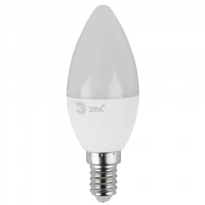 Лампа светодиодная ЭРА E14 7W 6000K матовая LED B35-7W-860-E14 Б0031400