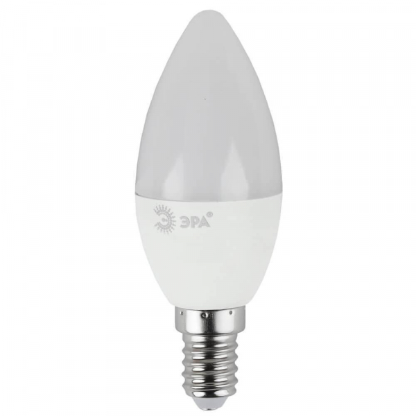 Лампа светодиодная ЭРА E14 7W 6000K матовая LED B35-7W-860-E14 Б0031400 Лампа светодиодная ЭРА E14 7W 6000K матовая LED B35-7W-860-E14 Б0031400