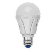Лампа светодиодная Uniel E27 10W 6500K матовая LED-A60 10W/DW/E27/FR PLP01WH UL-00002004