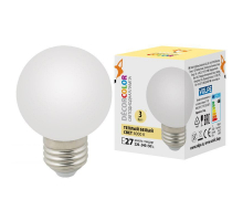 Лампа светодиодная Volpe E27 3W 3000K матовая LED-G60-3W/3000K/E27/FR/С UL-00006955