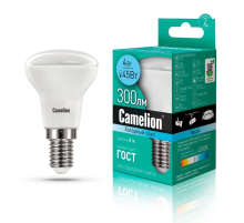 Лампа светодиодная Camelion E14 4W 4500K LED4-R39/845/E14 13354