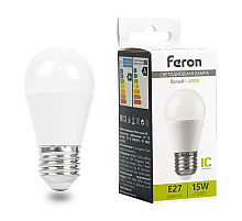 Лампа светодиодная Feron LB-990 E27 15W 4000K 52077
