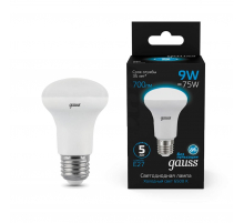 Лампа светодиодная Gauss E14 9W 6500K матовая 106002309