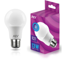 Лампа светодиодная REV A60 Е27 13W 6500K холодный белый свет груша 32529 1
