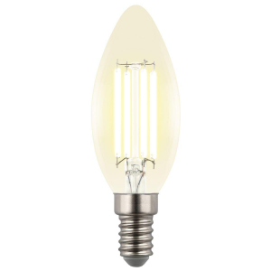 Лампа светодиодная Uniel E14 4W 3000K прозрачная LED-C35-4W/3000K/E14/CL GLY01TR UL-00011936