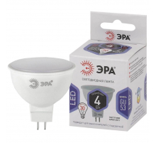 Лампа светодиодная ЭРА GU5.3 4W 6000K матовая LED MR16-4W-860-GU5.3 Б0049068