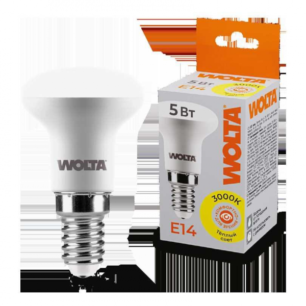 Светодиодная лампа WOLTA 25Y39R5E14 Светодиодная лампа WOLTA 25Y39R5E14
