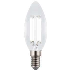 Лампа светодиодная Uniel E14 4W 4000K прозрачная LED-C35-4W/4000K/E14/CL GLY01TR UL-00011937
