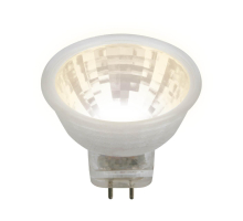 Лампа светодиодная Uniel GU4 3W 3000K прозрачная LED-MR11-3W/WW/GU4/220V GLZ21TR UL-00001702