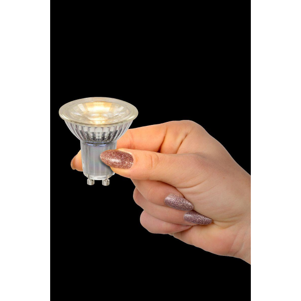 Лампа светодиодная Lucide GU10 5W 2700K прозрачная 49008/05/60 Лампа светодиодная Lucide GU10 5W 2700K прозрачная 49008/05/60