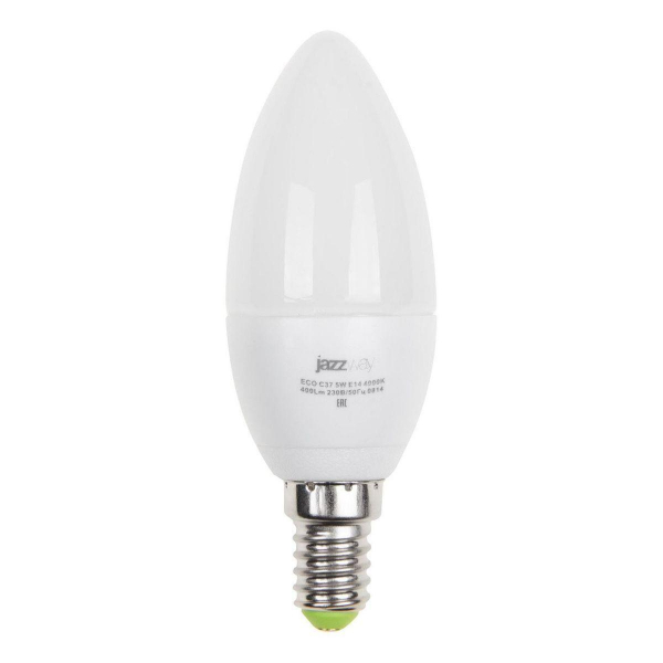 Лампа светодиодная Jazzway E14 5W 4000K матовая 1036865A Лампа светодиодная Jazzway E14 5W 4000K матовая 1036865A