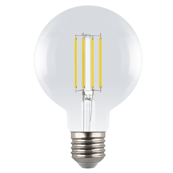 Лампа светодиодная Uniel E27 5W 4000K прозрачная LED-G95-5W/4000K/E27/CL GLY01TR UL-00011943 Лампа светодиодная Uniel E27 5W 4000K прозрачная LED-G95-5W/4000K/E27/CL GLY01TR UL-00011943