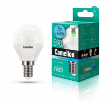 Лампа светодиодная Camelion E14 7W 4500K LED7-G45/845/E14 12071 Лампа светодиодная Camelion E14 7W 4500K LED7-G45/845/E14 12071