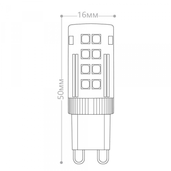 Лампа светодиодная Feron G9 5W 6400K прозрачная LB-432 25771 Лампа светодиодная Feron G9 5W 6400K прозрачная LB-432 25771