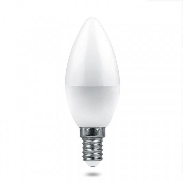 Лампа светодиодная Feron E14 6W 6400K Матовая LB-1306 38046 Лампа светодиодная Feron E14 6W 6400K Матовая LB-1306 38046