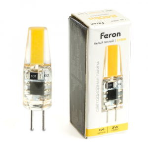 Лампа светодиодная Feron LB-423 G4 3W 230V 2700K 51167