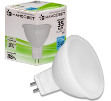 Лампа светодиодная Наносвет GU5.3 4W 4000K матовая LE-MR16A-4/GU5.3/840 L191