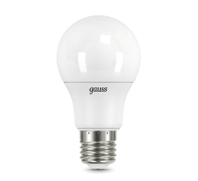 Лампа светодиодная Gauss LED A60 E27 10W 4100K матовая 102502210