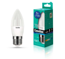 Лампа светодиодная Camelion E27 8W 6500K LED8-C35/865/E27 13372