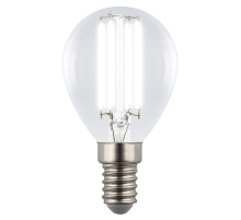 Лампа светодиодная Uniel E14 4W 4000K прозрачная LED-G45-4W/4000K/E14/CL GLY01TR UL-00011939