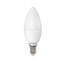 Лампа светодиодная Uniel E14 6W 4000K матовая LED-C37-6W/WW+NW/E14/FR PLB01WH UL-00001570