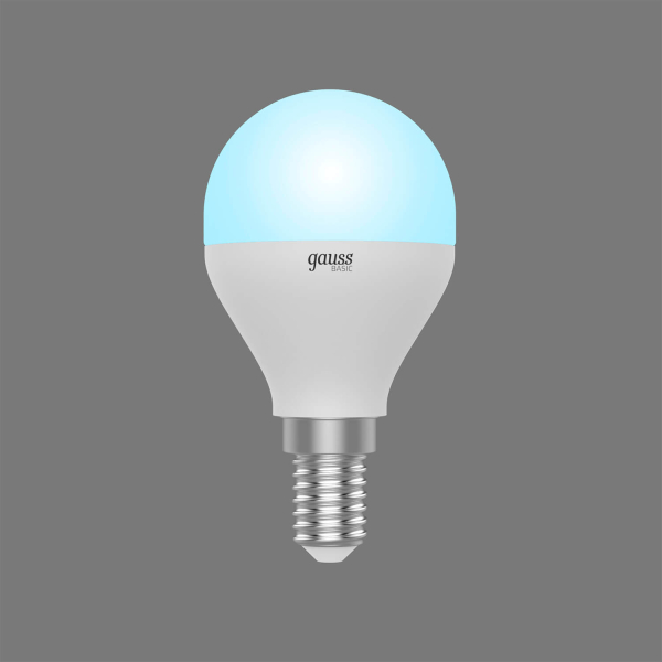 Лампа светодиодная Gauss E14 7,5W 4100К матовая 1053128