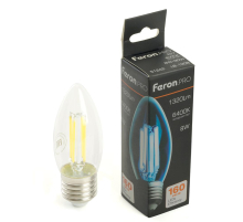 Лампа светодиодная Feron.PRO LB-1208 Свеча E27 1320LM 8W 175-265V 6400K 51243