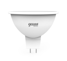 Лампа светодиодная Gauss GU5.3 9W 4100K матовая 11529