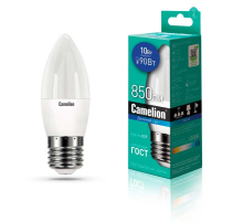 Лампа светодиодная Camelion E27 10W 6500K LED10-C35/865/E27 13564