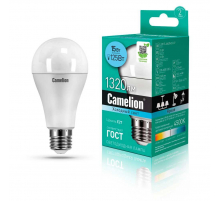 Лампа светодиодная Camelion E27 15W 4500K LED15-A60/845/E27 12186 Лампа светодиодная Camelion E27 15W 4500K LED15-A60/845/E27 12186