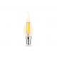 Лампа светодиодная Свеча на ветру CF35 11W 2700K Ambrella light Bulding 351123
