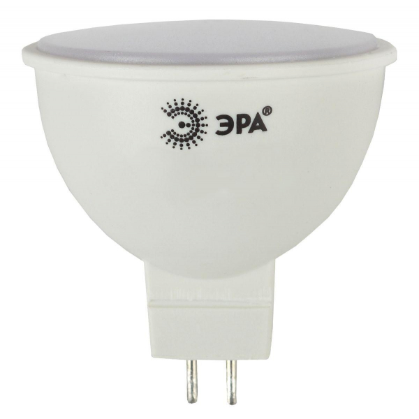 Лампа светодиодная ЭРА GU5.3 4W 6000K матовая LED MR16-4W-860-GU5.3 Б0049068 Лампа светодиодная ЭРА GU5.3 4W 6000K матовая LED MR16-4W-860-GU5.3 Б0049068