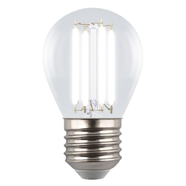 Лампа светодиодная Uniel E27 4W 4000K прозрачная LED-G45-4W/4000K/E27/CL GLY01TR UL-00011941 Лампа светодиодная Uniel E27 4W 4000K прозрачная LED-G45-4W/4000K/E27/CL GLY01TR UL-00011941