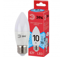 Лампа светодиодная ЭРА E27 10W 4000K матовая LED B35-10W-840-E27 R Б0050696