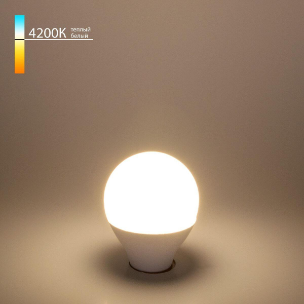 Лампа светодиодная Elektrostandard E14 9W 4200K матовая BLE1443 a058933 Лампа светодиодная Elektrostandard E14 9W 4200K матовая BLE1443 a058933