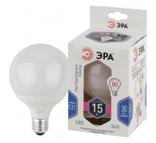 Лампа светодиодная ЭРА E27 15W 6000K матовая LED G90-15W-6000K-E27 Б0049079