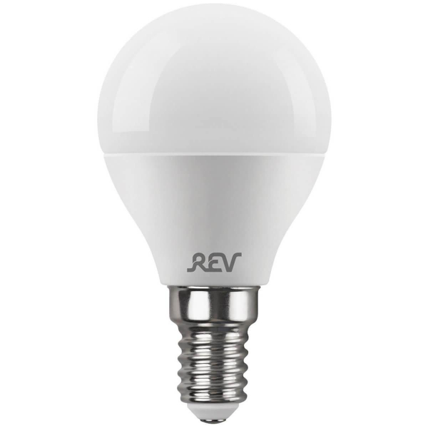 Лампа светодиодная REV G45 Е14 5W 2700 K теплый свет шар 32260 3 Лампа светодиодная REV G45 Е14 5W 2700 K теплый свет шар 32260 3